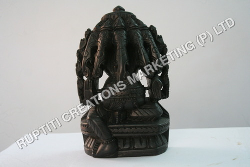 LORD GANESHA WITH FIVE HEADS