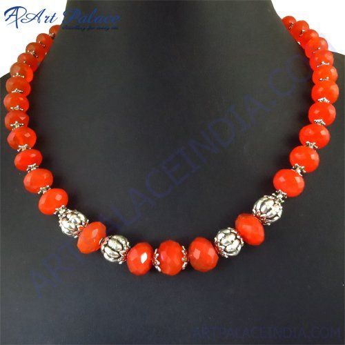 Wholesale Various Style Necklace, German Silver GemStone Jewelry 