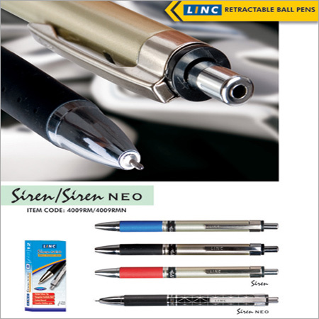Retractable Ballpoint Pens