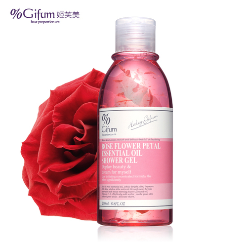 Rose petal essential oil shower gel -Body Cosmetic
