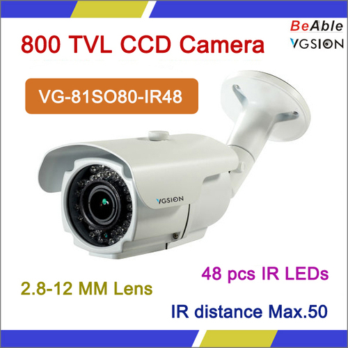 800TVL 2.8-12 MM Lens CCD Camera