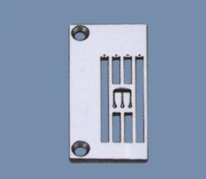15-820 15-819 - Metal 2x4 Cm Silver, 4-Needle Industrial Sewing Machine Plate, Precise Stitching, Easy Installation
