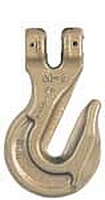 Crosby A338 1/2" (13MM) Clevis Grab Hook - Alloy Steel, Zinc-Plated, 3.6 Ton WLL, Safety Factor 5:1
