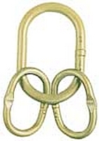 Crosby A347 1-1/4" (32MM) Welded Master Link Assembly - Alloy Steel, Zinc Plated, 17,000 lbs WLL, Durable, Reliable