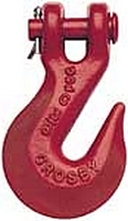 Crosby H330 1/2" Clevis Grab Hook - Forged Steel, Red, 5:1 Safety Factor | Durable, Strong Grip, Reliable