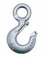 Crosby S1320A Eye Hoist Hook - Alloy Steel, 2-7 Ton, Zinc Plated | Grade 100, High Strength, Reliable, Safety Factor 5:1