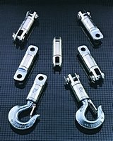 Crosby AS-1 .45t Jaw & Hook Angular Contact Bearing Swivel