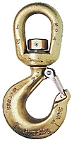 Crosby L322AN 1.5t Alloy Steel Swivel Hook w/Latch - 360Â° Swivel, Safety Latch, Durable Alloy