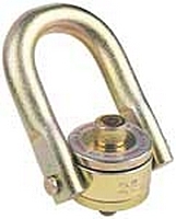 Crosby HR125M Metric Hoist Ring 10MM Forged Steel, .45t Load Capacity, Zinc Plated, Engineered Bail