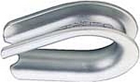 Crosby SS414 1/2" Stainless Steel Extra Heavy Wire Rope Thimble