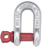 Crosby G210 .50t Screw Pin Chain Shackle 1/4" Maxtough
