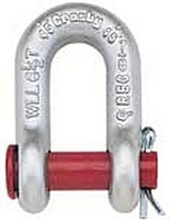 Crosby G215 .50t Round Pin Chain Shackle 1/4" Alloy Steel, Maxtough Safety, Durable, Reliable