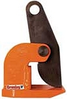 CrosbyIP IPHTONZ Horizontal Lifting Clamp 0.75t 0-1 3/16" Jaw w/Standard Jaw Opening - Steel, Orange, 5.0 lb, Durable Clamp, Reliable Grip
