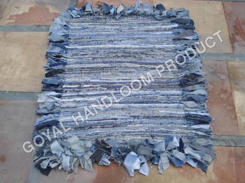 Denim with Tasseles Rug