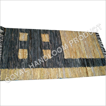 Designer Leather Rug