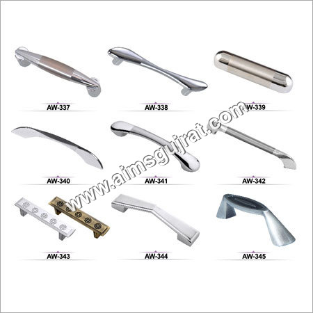 Silver White Metal Cabinet Handles