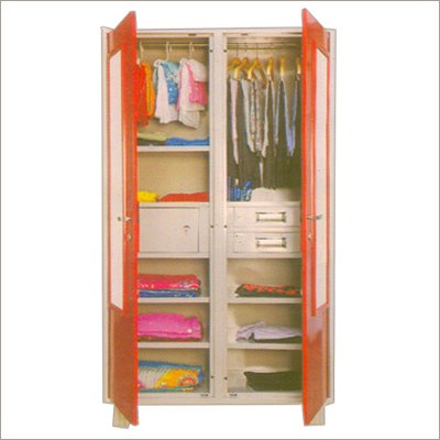 46' Double Door Stainless Steel Almirah
