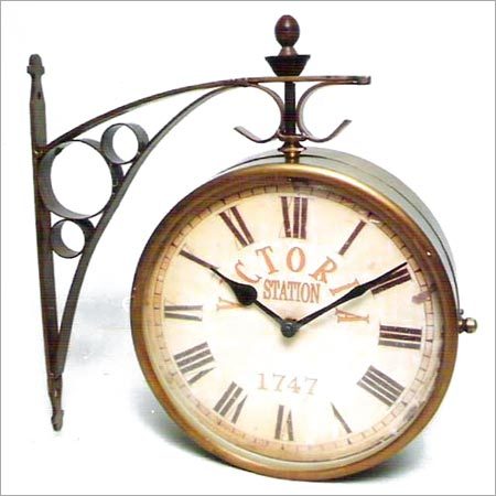 Brass Decorative Station Clock