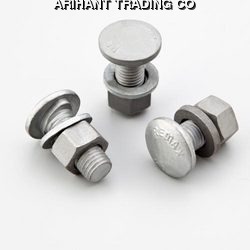 Hot Dip Galvanised Button Head Bolt With Nut