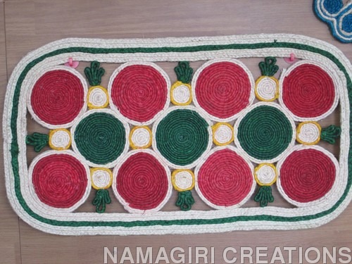 Banana Fibre Design Mat-2