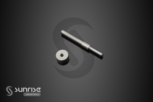 Threaded Rod with Round Nuts