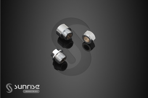Brass Extension Nipple, Nut