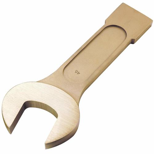 Non Sparking Precise Design Striking Open End Wrenches - Color: Golden