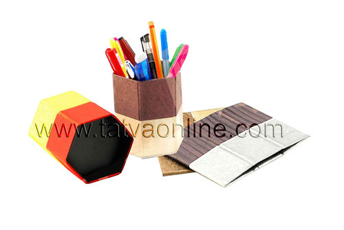 Paper Desk Pen Holders