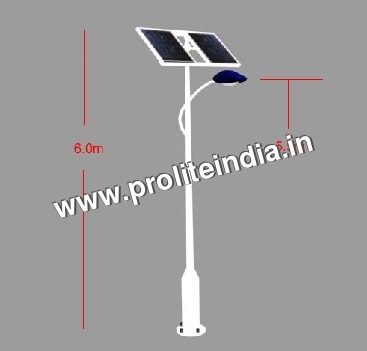 Solar street light pole 