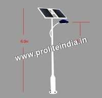 Solar street light pole