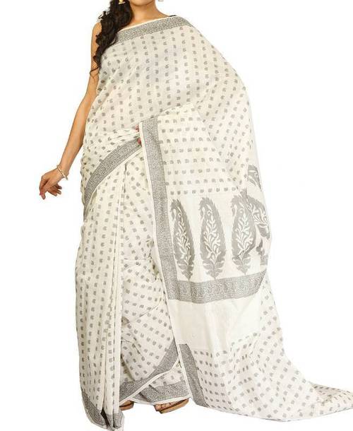 Cotton Banarasi Patola Saree