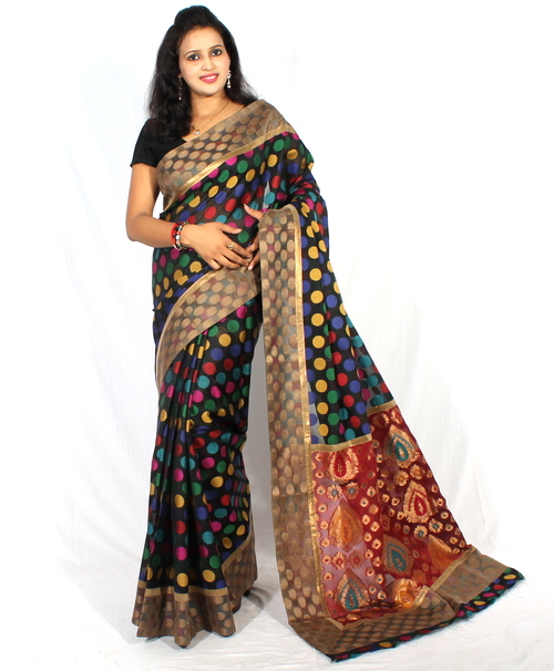 Designer Fancy Aanchal Border Saree