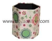 Desk Top Accessories - Paper Material, Size 4-10 Inch, Colorful Floral Print | Lightweight, High Tear Strength, Customizable Designs