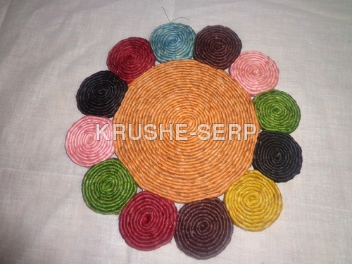 Colourful Jute Mats