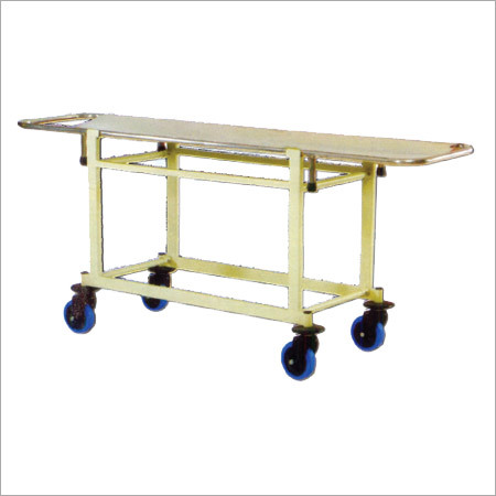 Stretcher Trolley - Metal, 180x60x80cm, Beige | Easy Transport, High Strength, Durable, Reliable, Smooth Movement