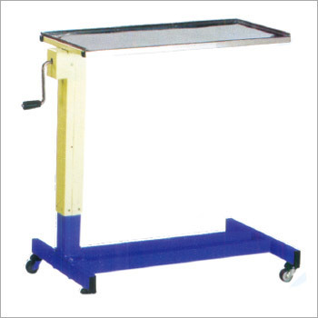 Food Trolley - Steel 750x500x800mm Blue, Height Adjustable, Durable, Rust Resistant, Smooth Operation