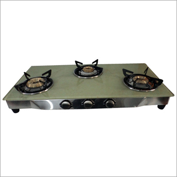 Three Burner Gas with Green Base