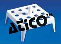 Float Rack - Polycarbonate/polypropylene For 96 Pcr Tubes, 0.2 Ml Capacity, Stackable Design With Uniformly Placed Tube Holders