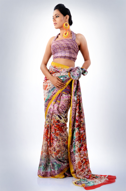 Designer Long Silk Sarees