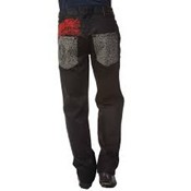 mens - Cotton Blend, Various Sizes, Black | Zipper Fly, Five Pockets, Stylish Design, Comfortable Fit, Trendy Style, Durable Material