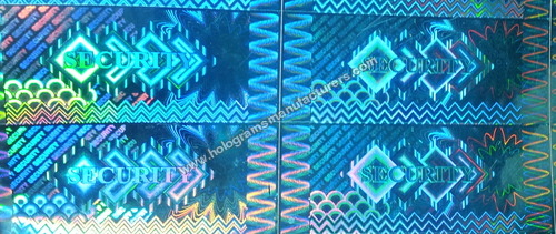 SECURITY LABELS HOLOGRAM