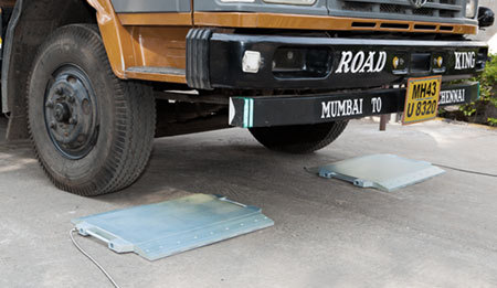 Mobile Axle Weigh Pads
