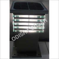 Solar Garden Light - Stainless Steel & Glass, 15x15x30 Cm | Automatic Lighting, Ip65 Rating, Durable Design, Solar Powered, Easy Installation