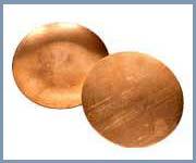 Copper Metal Circles