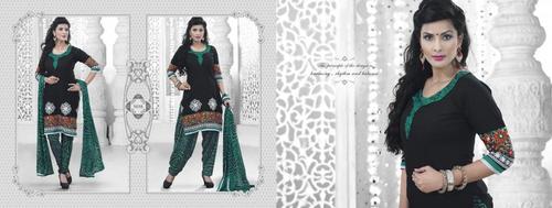 Viva N Diva-Nargis Suits - Cotton, Size S-XL, Black | Hand Embroidered, Stylish Salwar, Comfortable Fit
