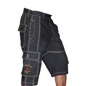 shorts&bermudas - Cotton Blend, 10 Inch Inseam, Black | Durable Fabric, Multiple Pockets, Comfortable Fit