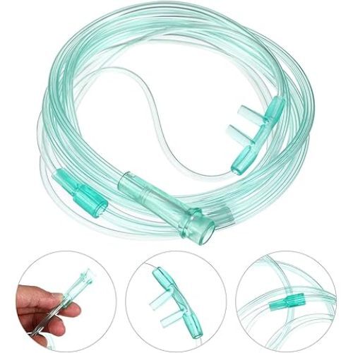 Twin Bore Nasal Oxygen Set - Plastic, Manual Operation | Basic Surgical Instrument, Clip Type For Efficient Usage