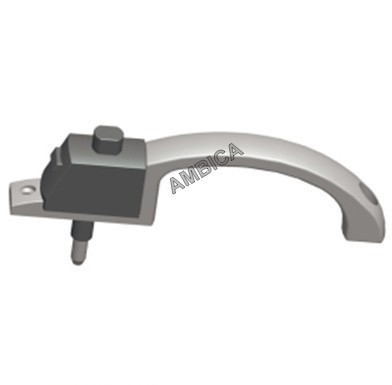 Center Lock - Aluminum 150x50x30 mm, Silver | Secure Locking, Easy Installation, Smooth Operation, Enhanced Security