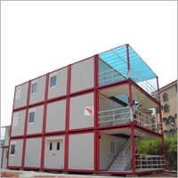 Modular Site Office Container - Steel, Variable Dimensions | Durable Steel, Furnished Interior, Humidity Resistant, Safe Locking, Spacious Design