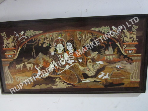 Paintings With Shel On Wood